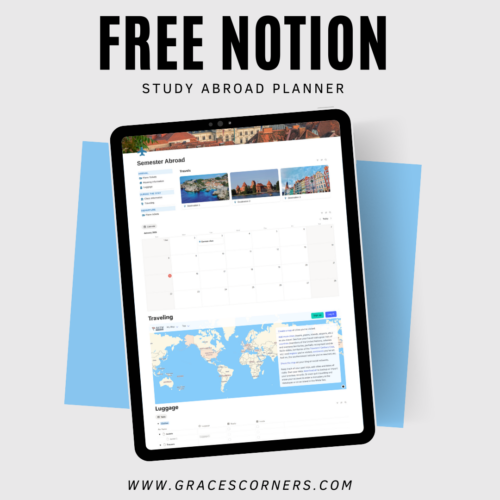 FREE Study Abroad Planner