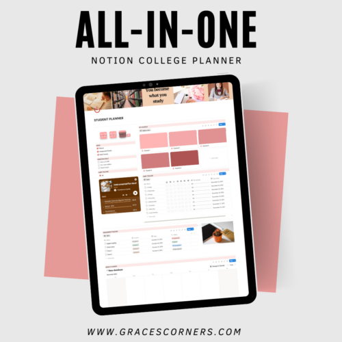 Pink College Student Dashboard